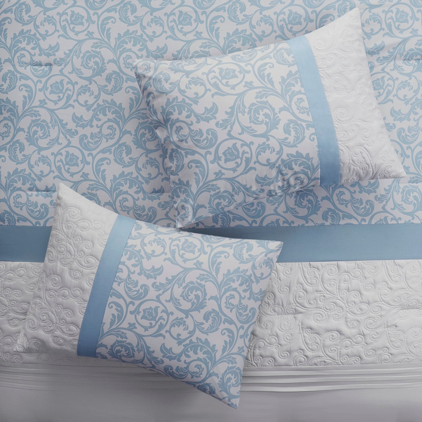 510 Design Embroidered 8 Piece Comforter Set