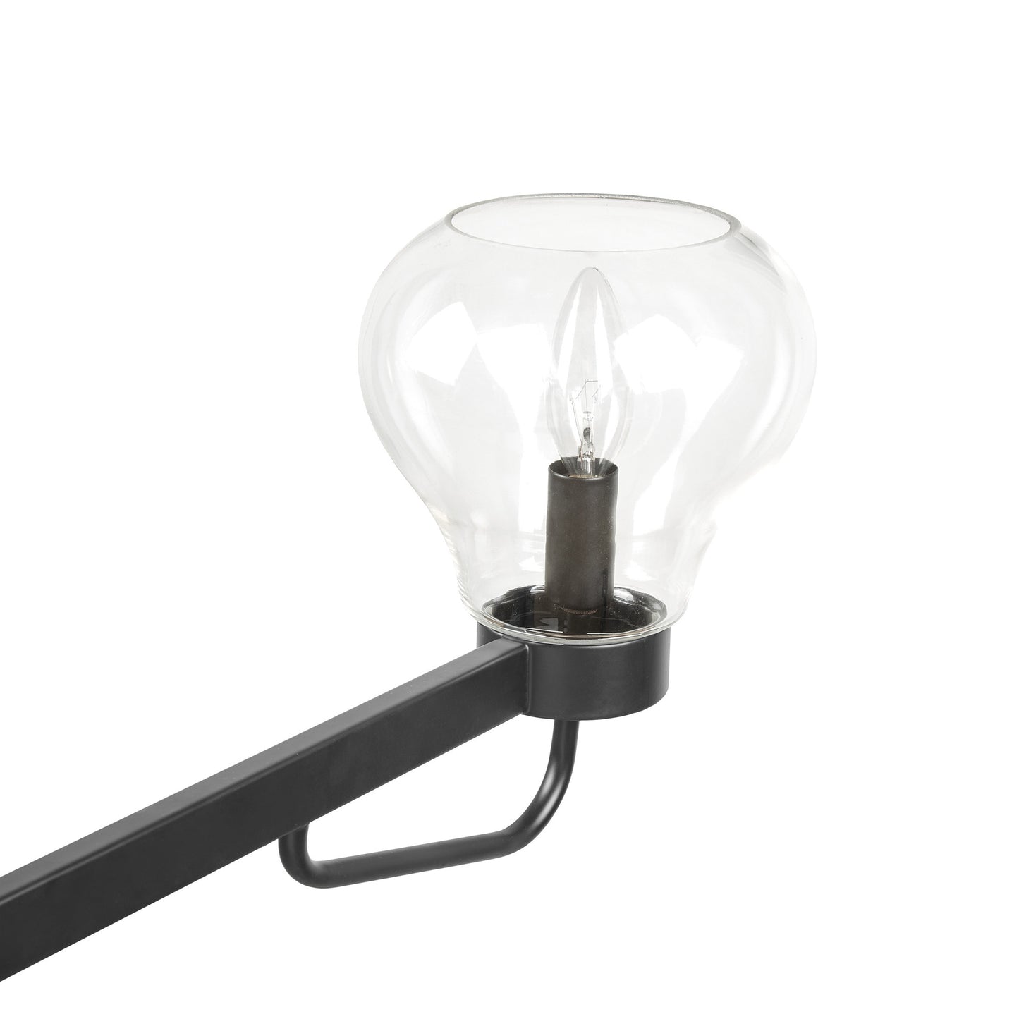 510 Design 6-Light Chandelier with Bowl Shaped Glass Shades