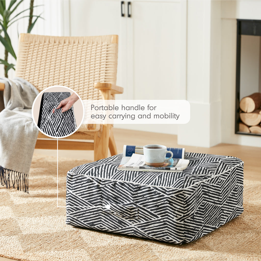 510 Design Portable Water Repellent Inflatable Cube Ottoman