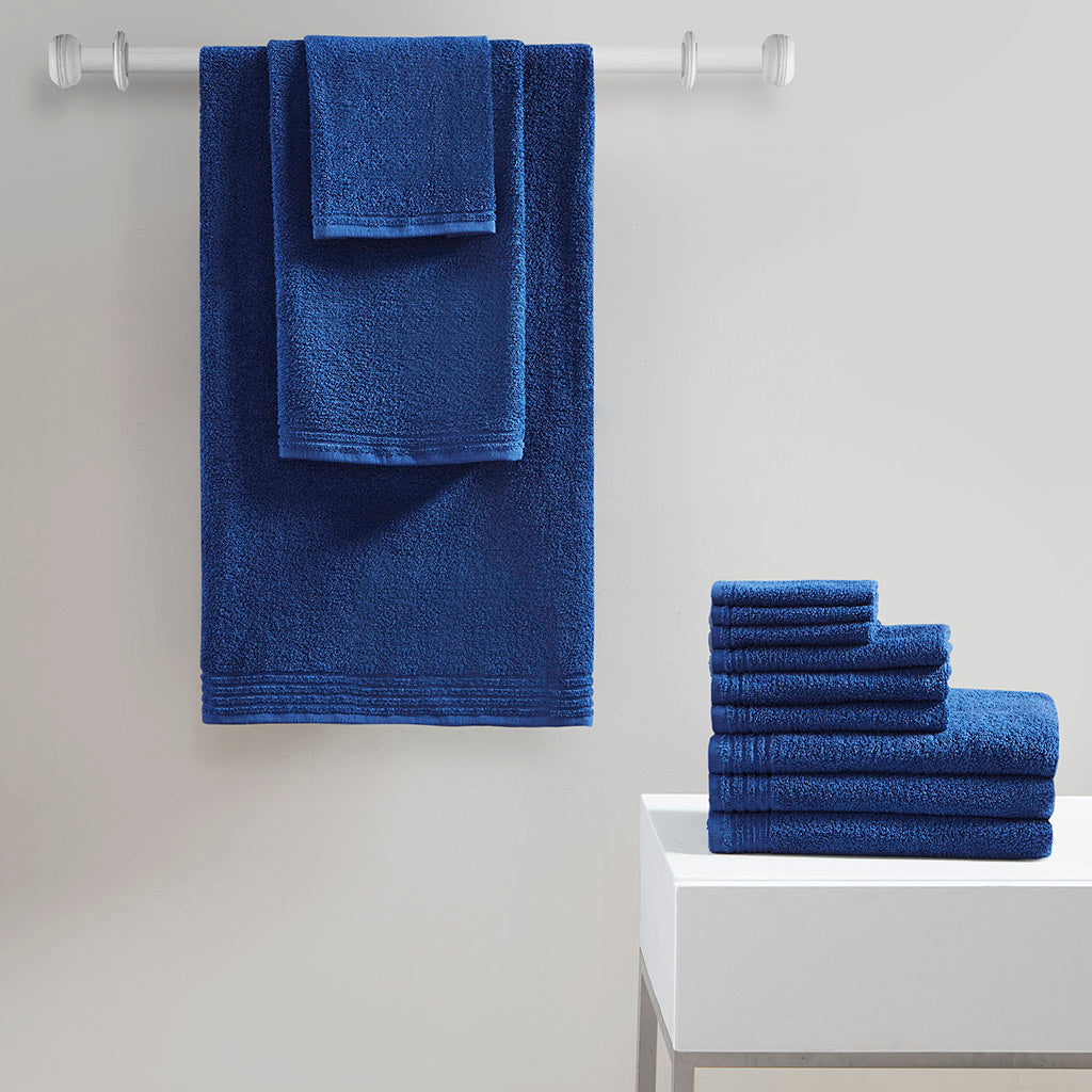 510 Design 100% Cotton Quick Dry 12 Piece Bath Towel Set