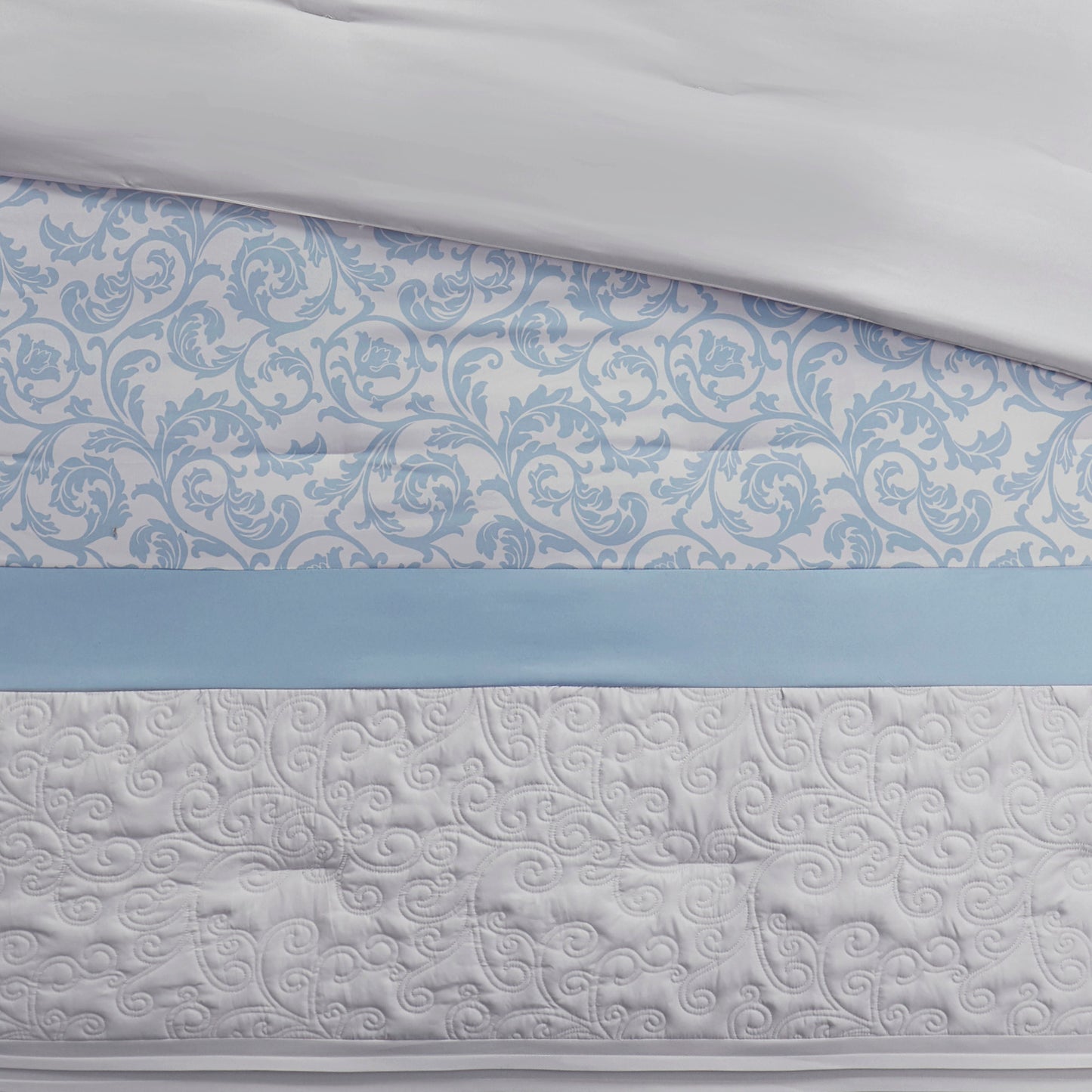 510 Design Embroidered 8 Piece Comforter Set