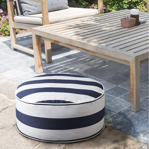Costa Portable Water Repellent Inflatable Round Ottoman