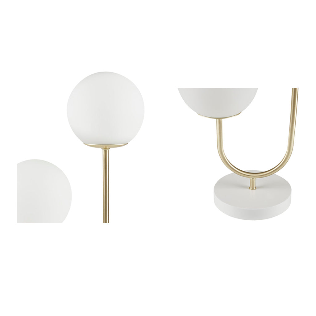 510 Design Metal 2-Light Globe Table Lamp