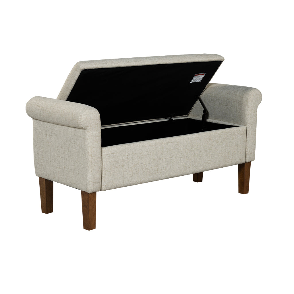 Aubrey Upholstered Storage Bench