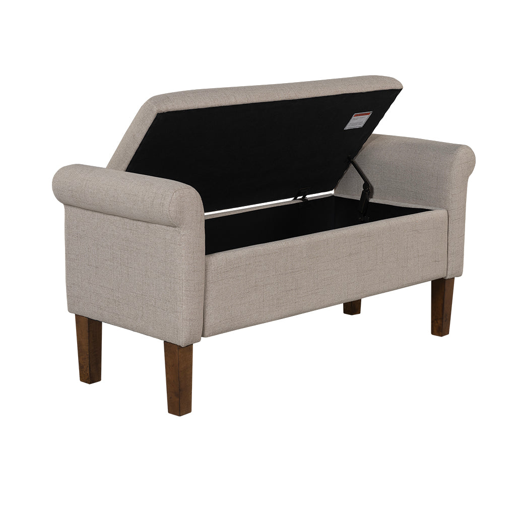Aubrey Upholstered Storage Bench