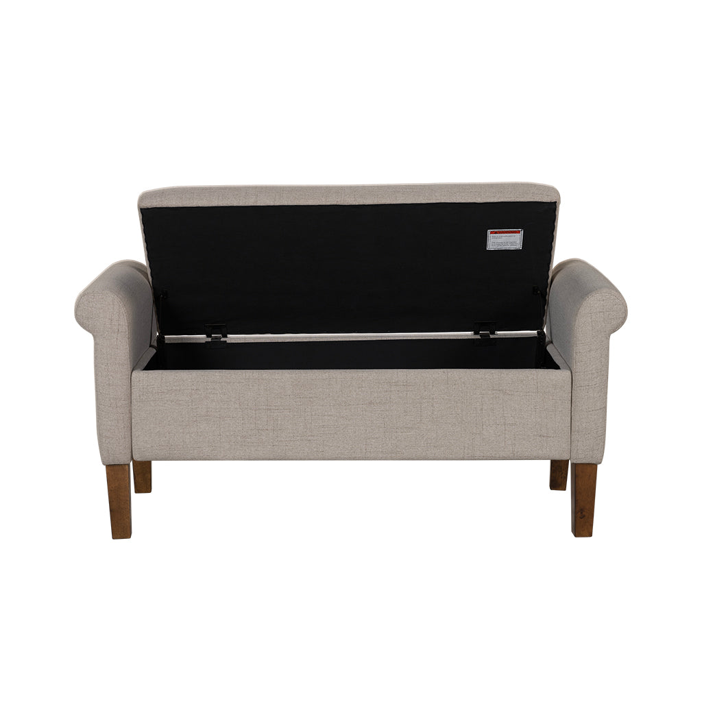Aubrey Upholstered Storage Bench