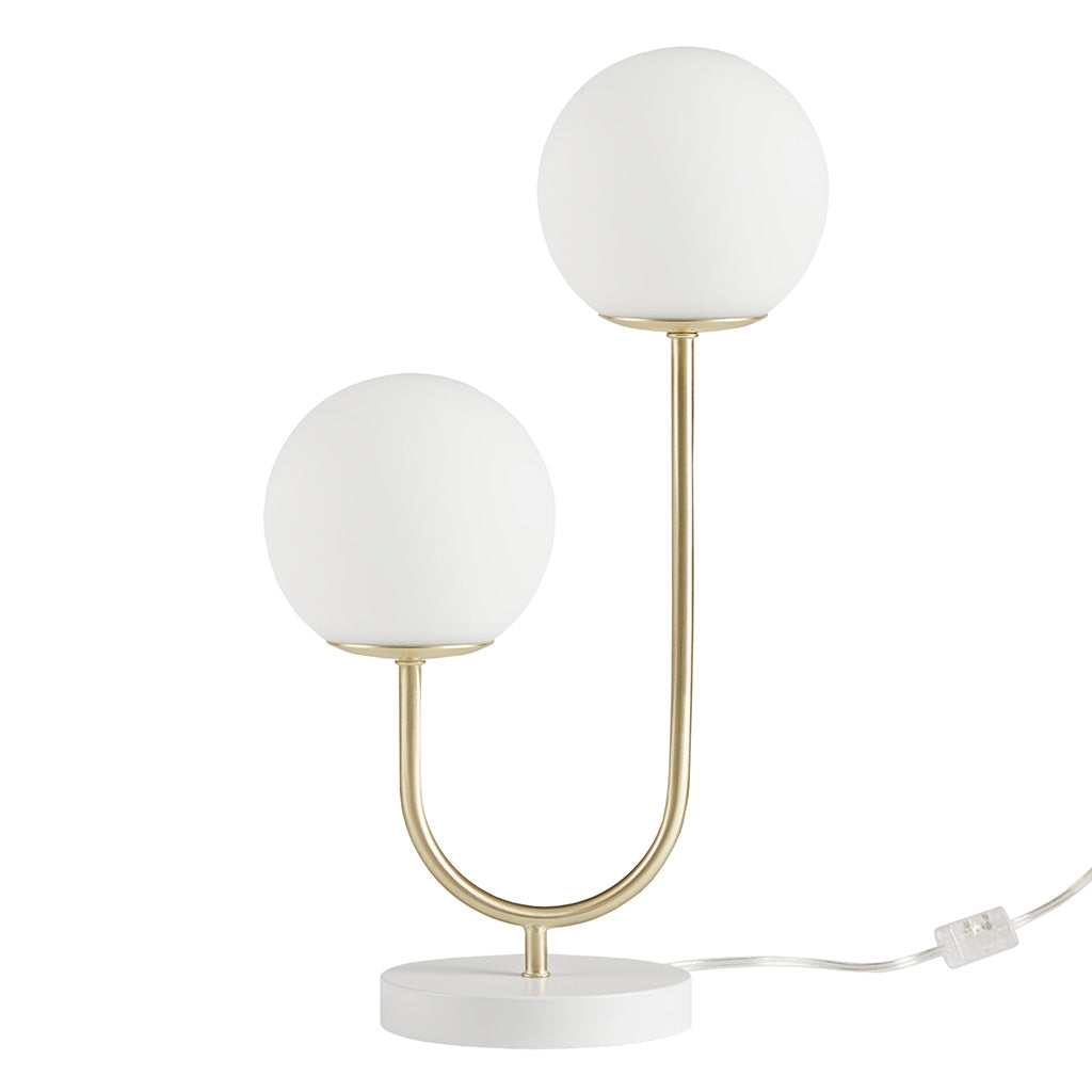 510 Design Metal 2-Light Globe Table Lamp
