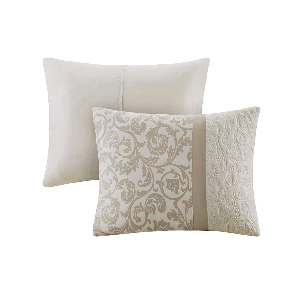 510 Design Embroidered 8 Piece Comforter Set