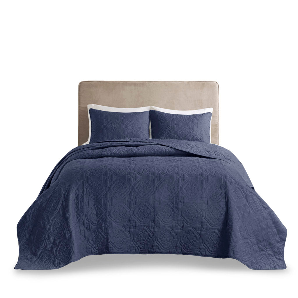510 Design 3 Piece Reversible Bedspread Set