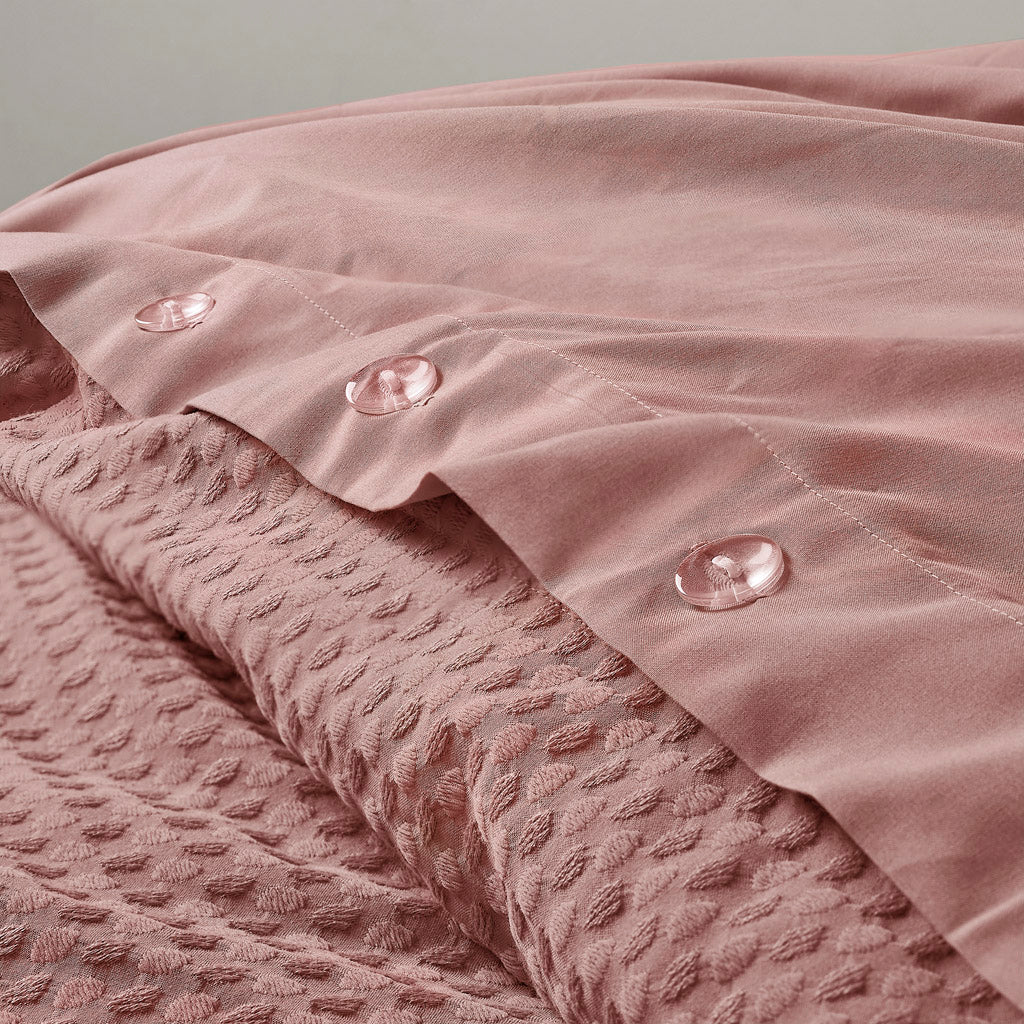 Mina Waffle Weave Textured Comforter Set