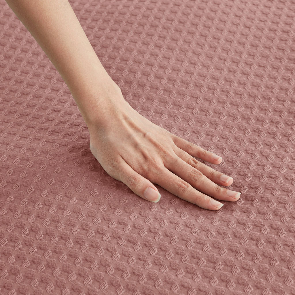 Mina Waffle Weave Textured Comforter Set