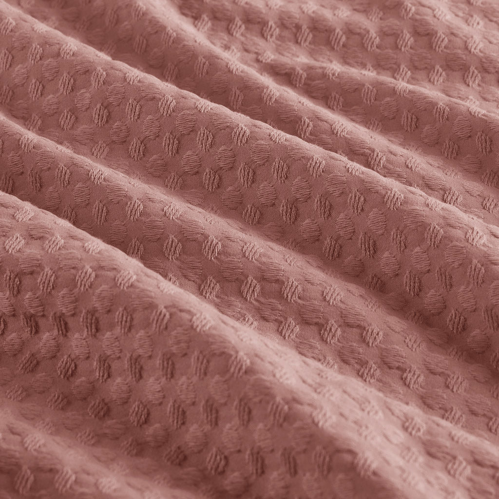 Mina Waffle Weave Textured Comforter Set