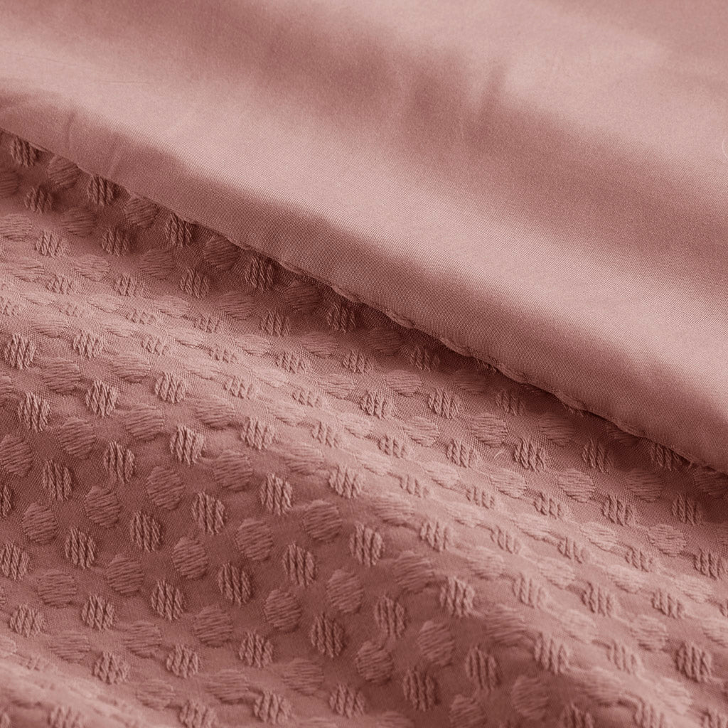 Mina Waffle Weave Textured Comforter Set