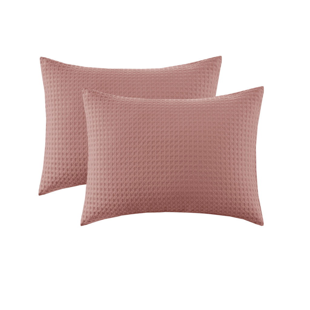 Mina Waffle Weave Textured Comforter Set