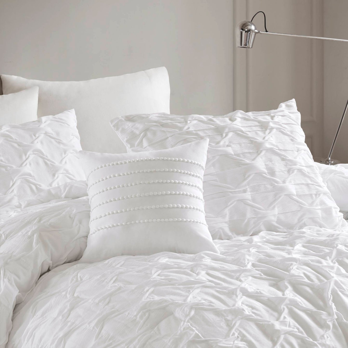 Bailey Diamond Pucker Woven Comforter Set