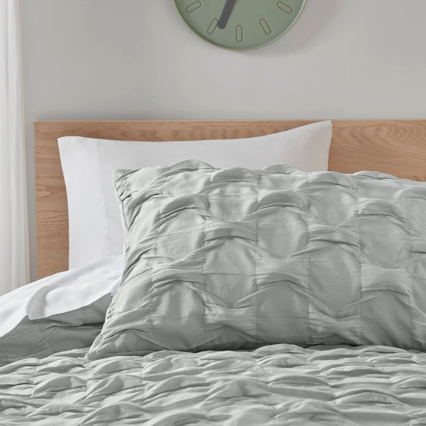 Bailey Diamond Pucker Woven Comforter Set