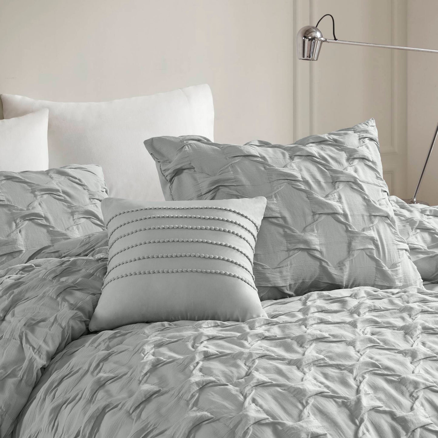 Bailey Diamond Pucker Woven Comforter Set