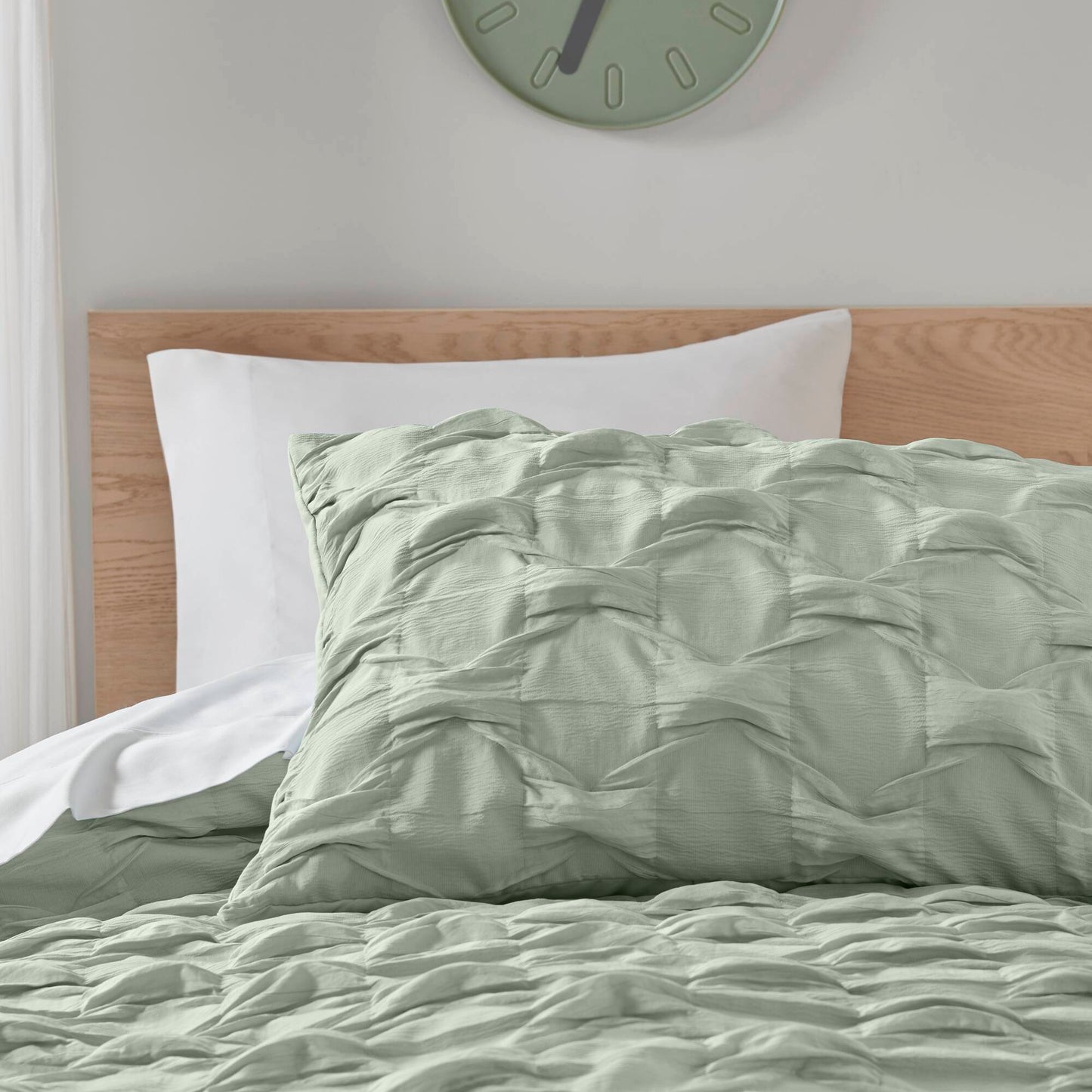Bailey Diamond Pucker Woven Comforter Set