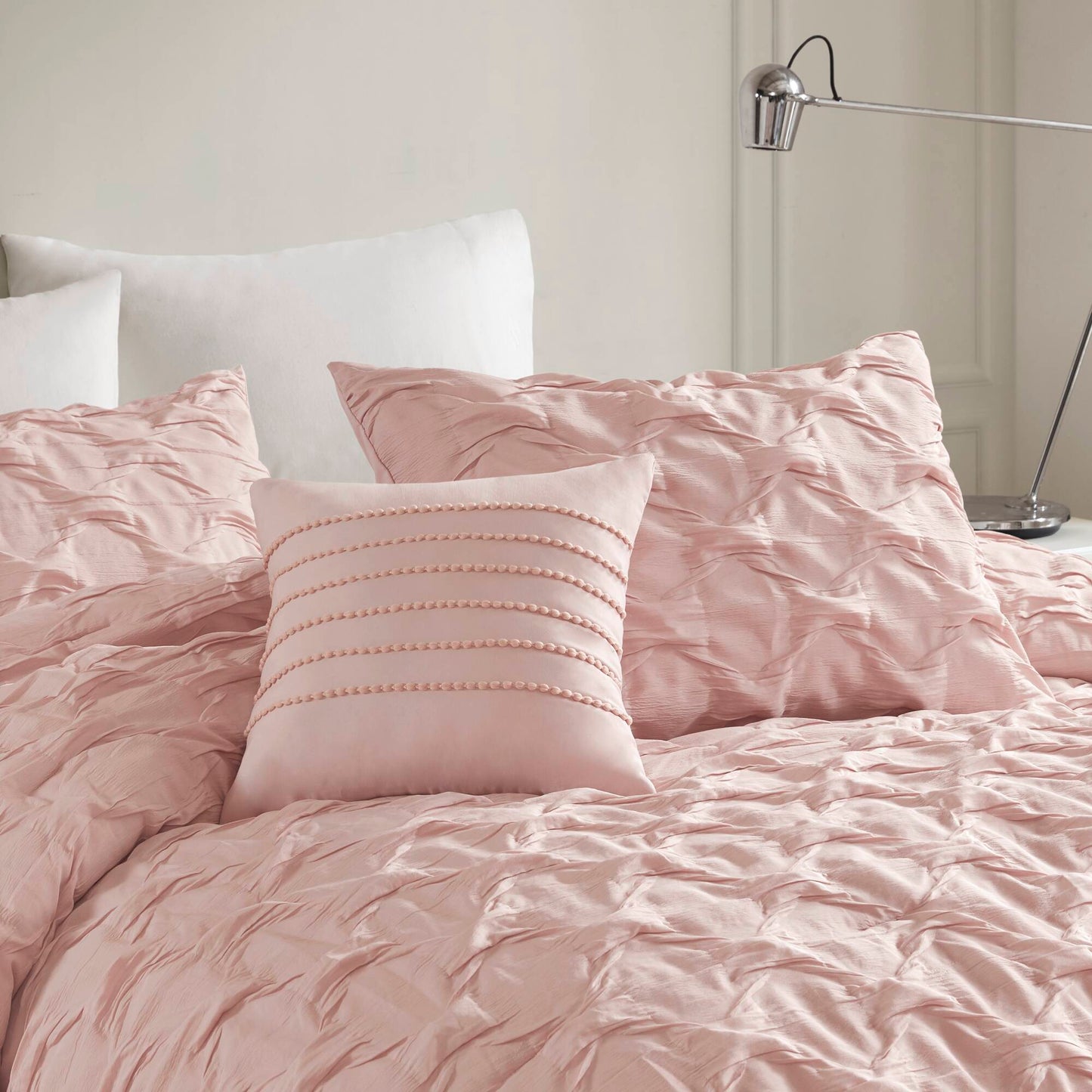 Bailey Diamond Pucker Woven Comforter Set