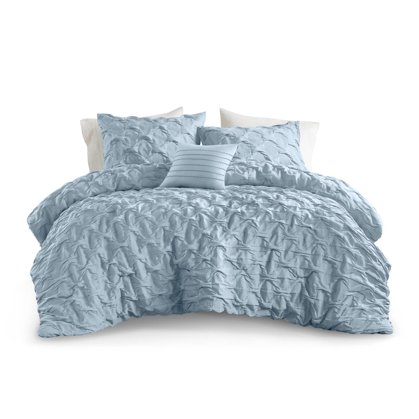 Bailey Diamond Pucker Woven Comforter Set