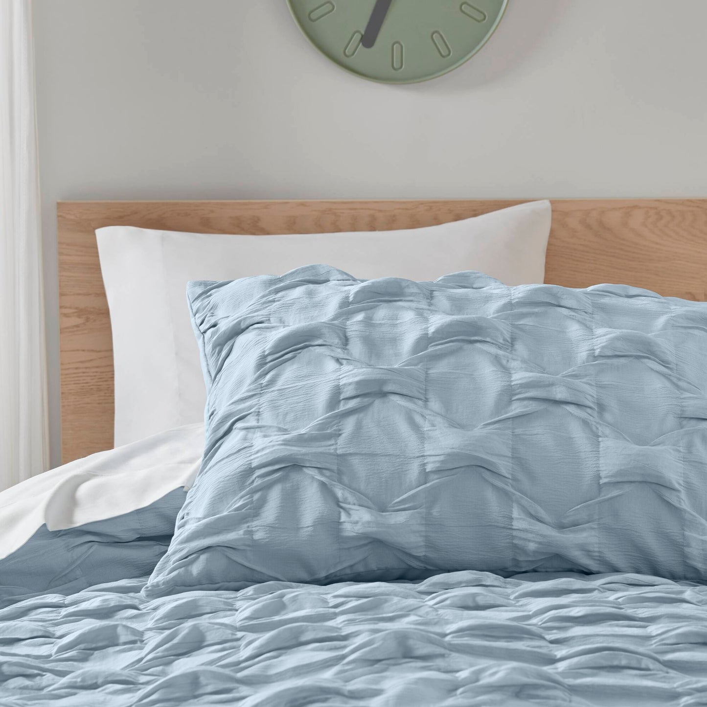 Bailey Diamond Pucker Woven Comforter Set