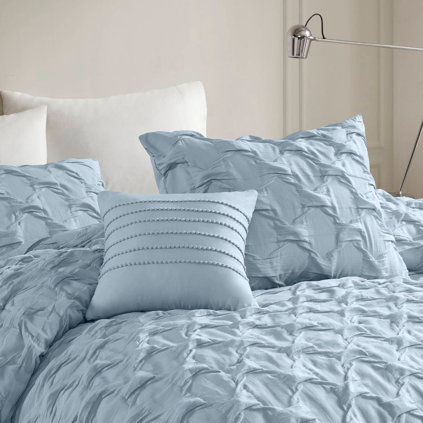 Bailey Diamond Pucker Woven Comforter Set