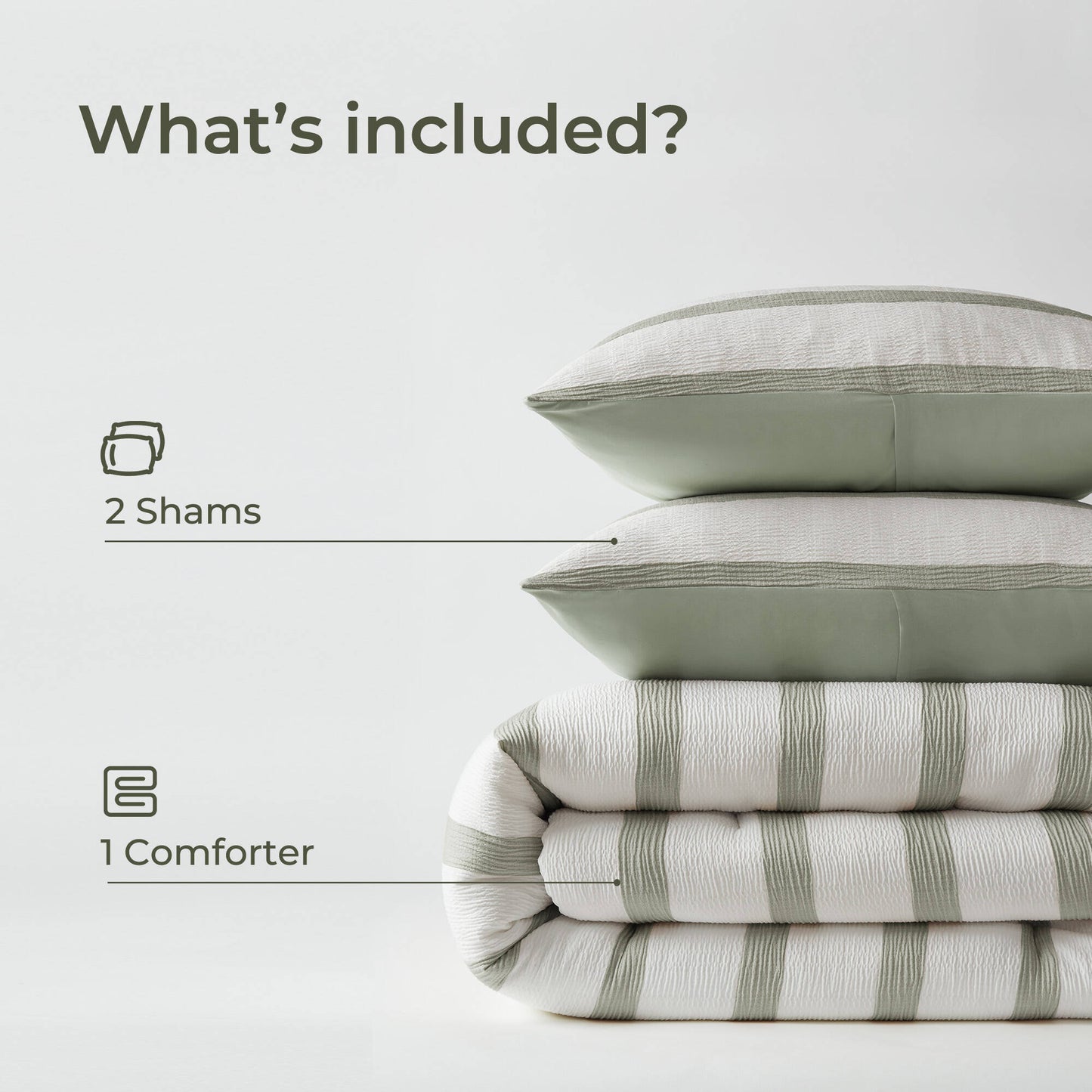 Merritt Yarn-dyed Striped Comforter