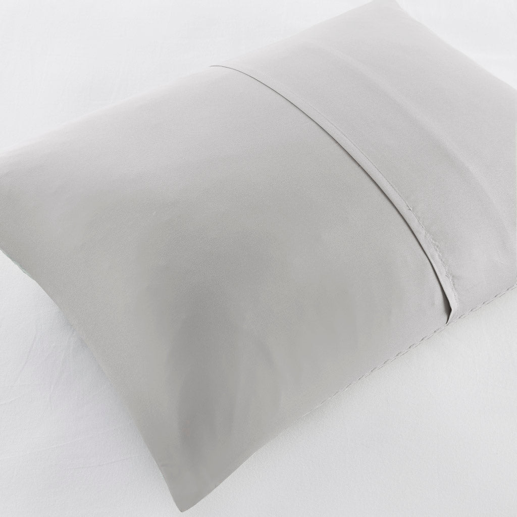 Comfort Spaces Waffle Weave Textured Duvet Cover Set