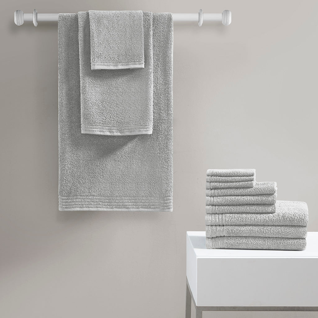 510 Design 100% Cotton Quick Dry 12 Piece Bath Towel Set