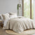 Camden Chambray Print Microfiber Comforter Set with Bed Sheets