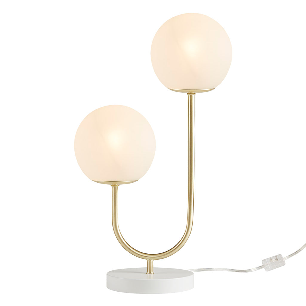 510 Design Metal 2-Light Globe Table Lamp