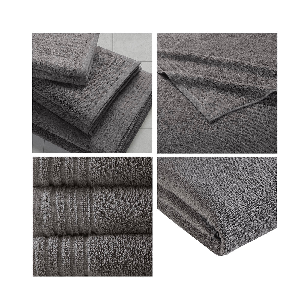 510 Design 100% Cotton Quick Dry 12 Piece Bath Towel Set