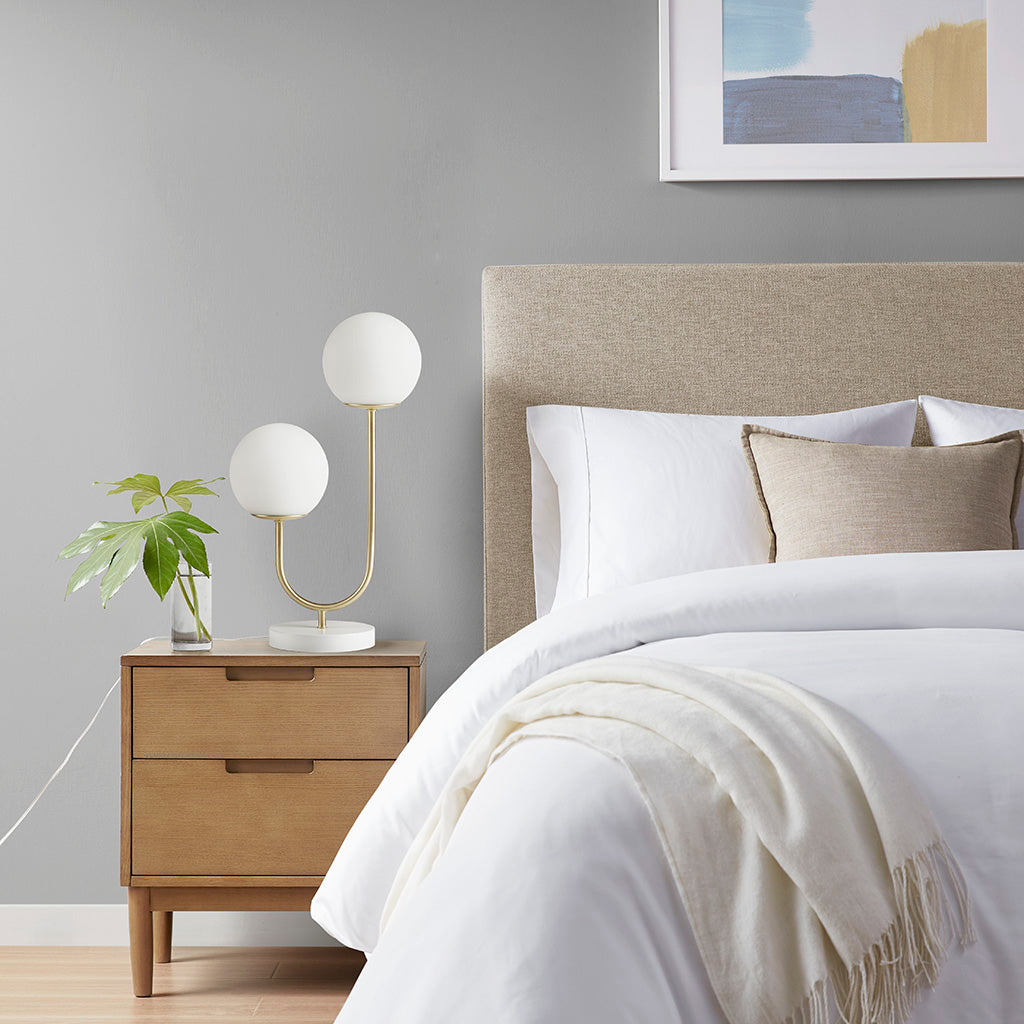 510 Design Metal 2-Light Globe Table Lamp