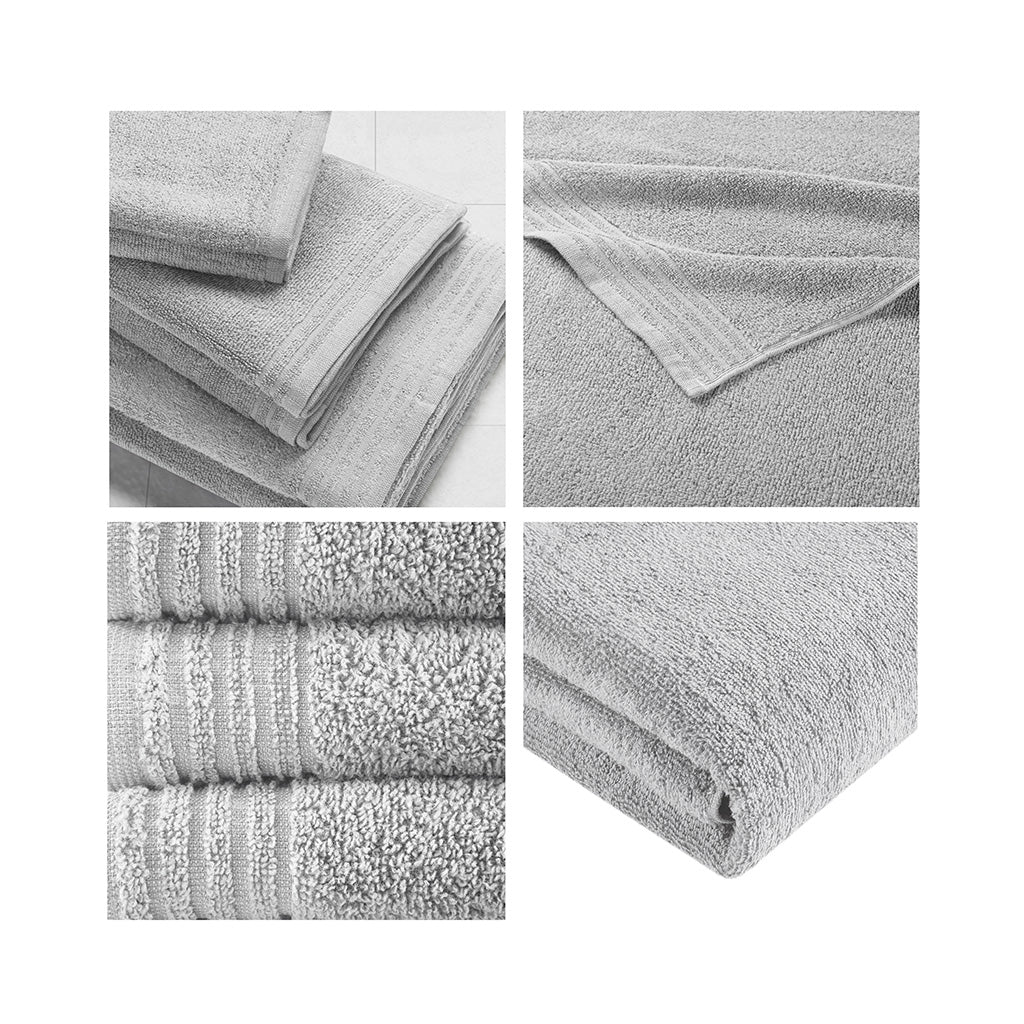 510 Design 100% Cotton Quick Dry 12 Piece Bath Towel Set