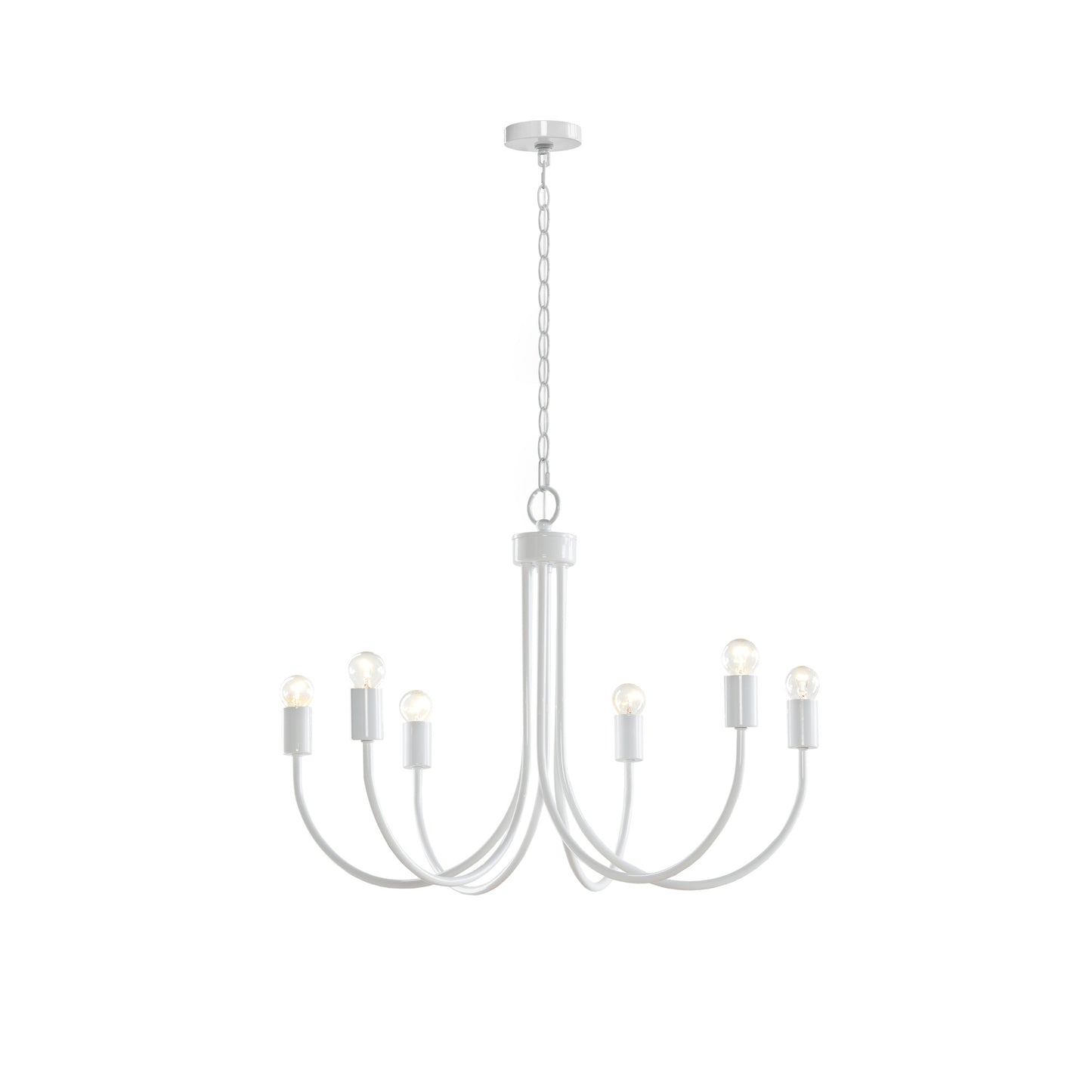 510 Design 6-Light Metal Chandelier