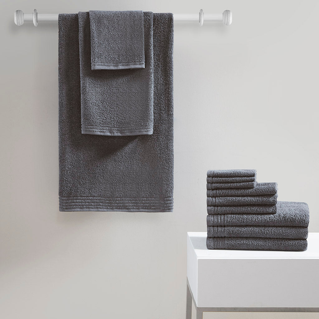 510 Design 100% Cotton Quick Dry 12 Piece Bath Towel Set