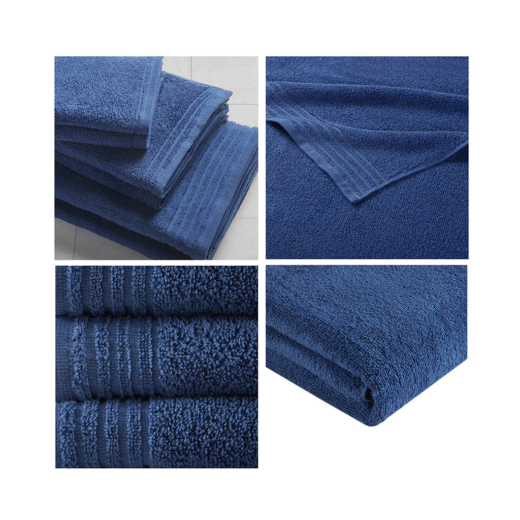 510 Design 100% Cotton Quick Dry 12 Piece Bath Towel Set