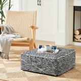 Mele Portable Water Repellent Inflatable Cube Ottoman