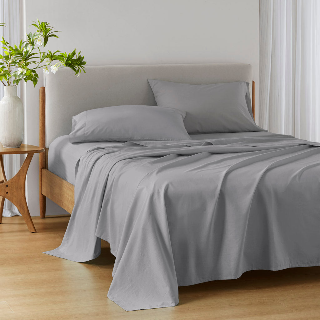 510 Design 100% Cotton Solid Sheet Set