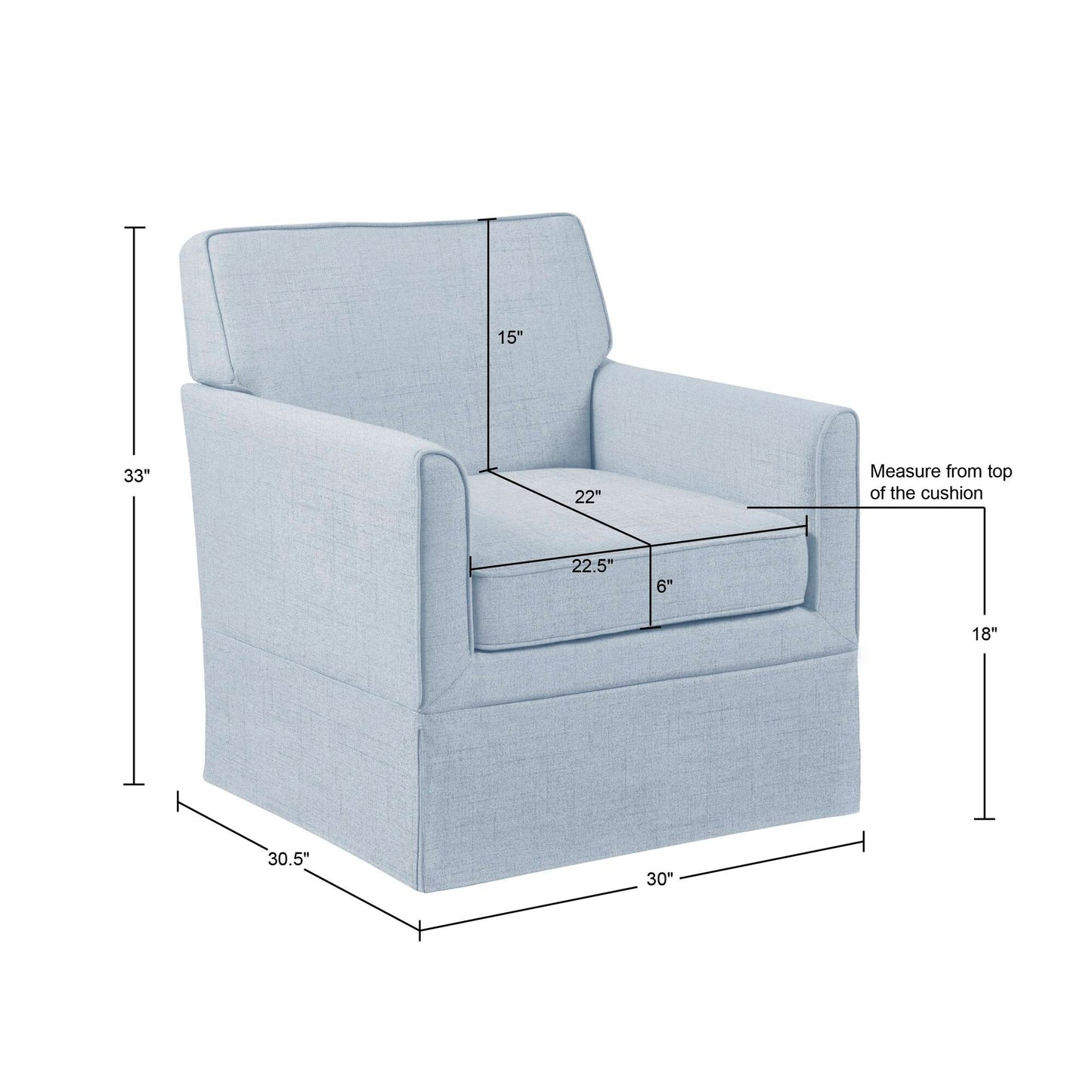 510 Design Slipcover Accent Armchair