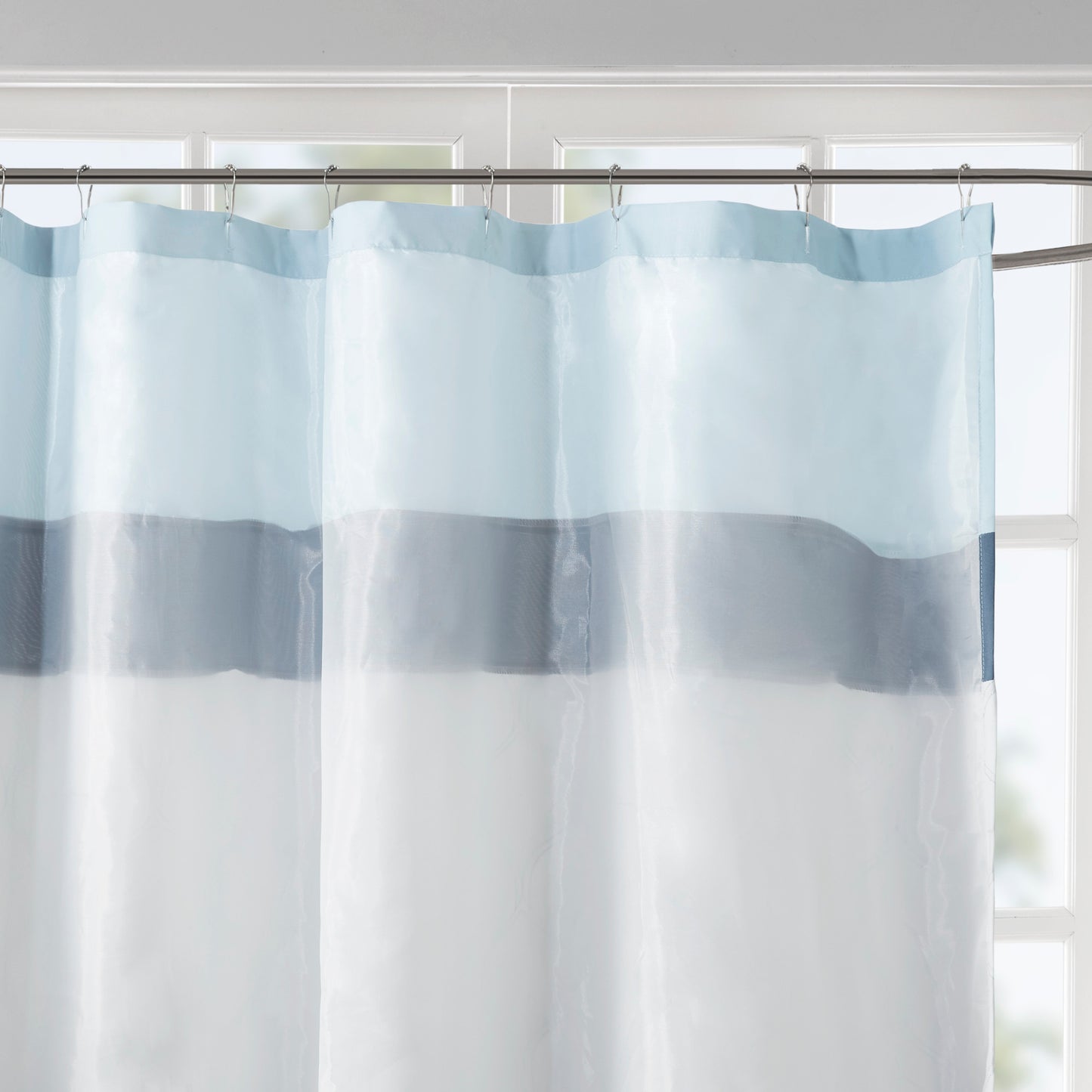 510 Design Printed and Embroidered Shower Curtain