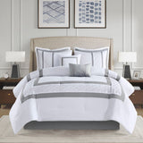Powell 8-Piece Embroidered Comforter Set