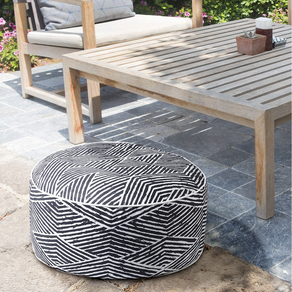 🎁 Costa Portable Water Repellent Inflatable Round Ottoman (100% off)
