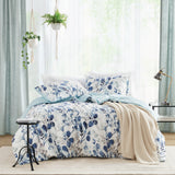 Gabby Reversible Floral Botanical Seersucker Comforter Set