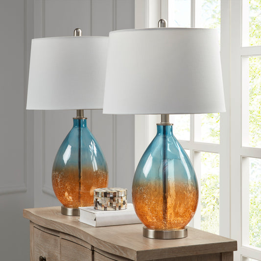 510 Design Ombre Glass Table Lamp, Set of 2