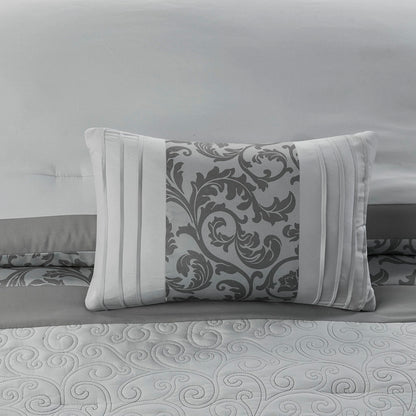 510 Design Embroidered 8 Piece Comforter Set