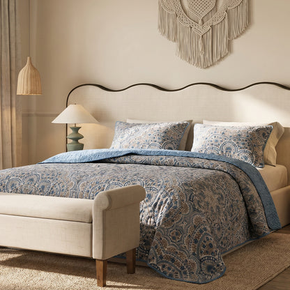 Valerie Boho Floral Reversible Quilt