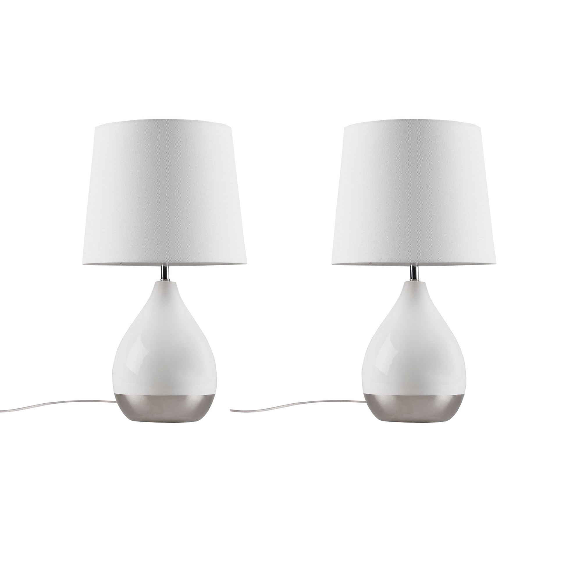 510 Design 2-Tone Ceramic Table Lamp Set of 2