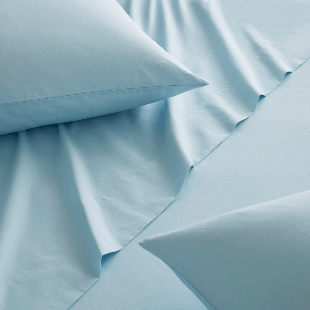 510 Design 100% Cotton Solid Sheet Set