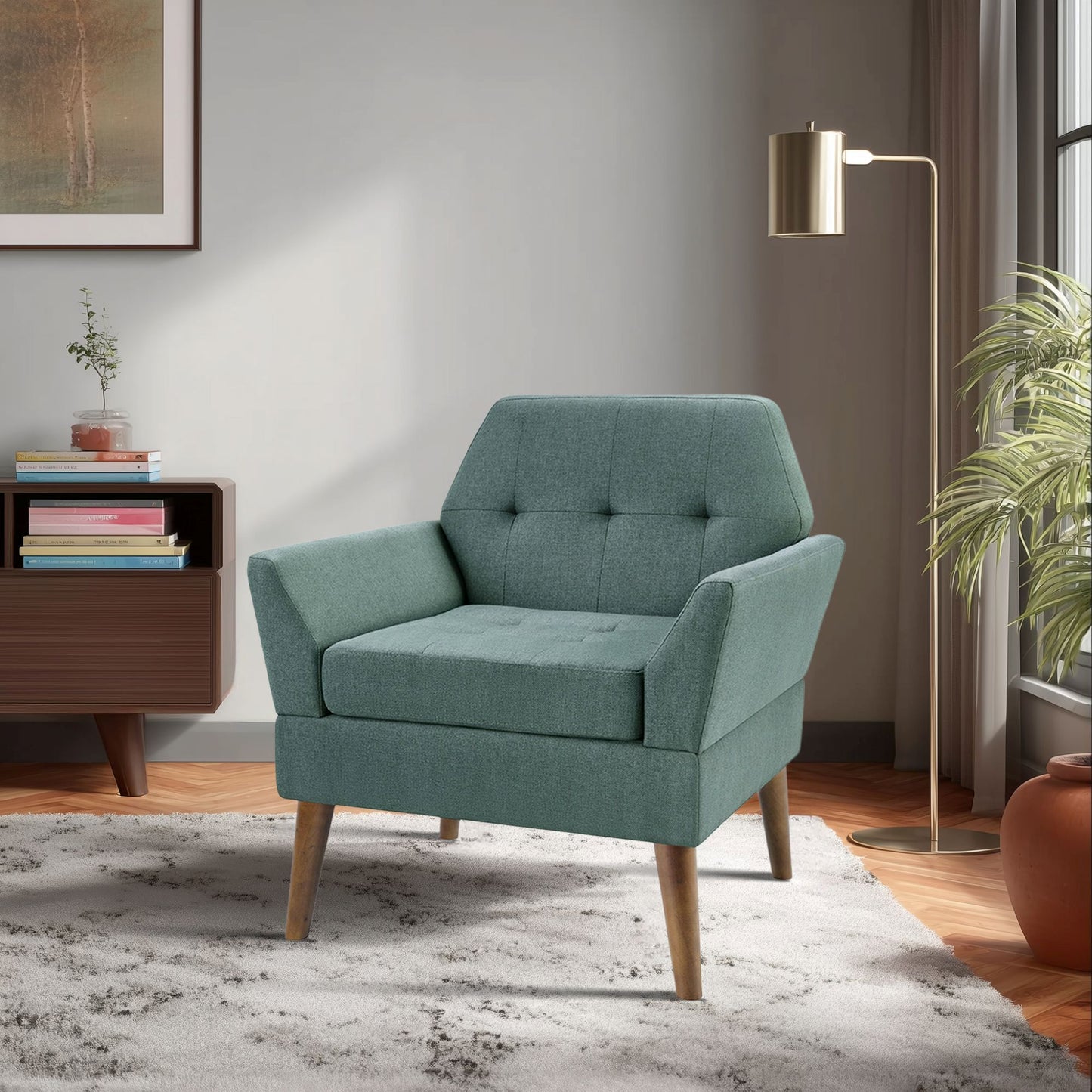 Newtin Mid-Century Modern Lounge Chair